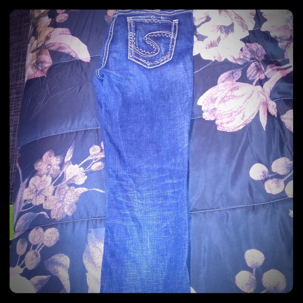 Jeans silver